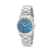 Hamilton Jazzmaster Lady Automatic Watch – Swiss Made, 34mm Stainless Steel Case, Blue Dial, Silver Stainless Steel Bracelet