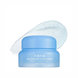 TIRTIR Ice-Cooling Cloud Cream (1.76 Fl Oz) | -4.36°C Instant Cooling Korean Face Moisturizer for Firming, Hydration & Pore Care | Day & Night Cream for All Skin Types