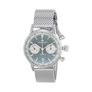 Hamilton Intra-Matic Auto Chronograph – Swiss Made, 40mm Stainless Steel Case, Green Dial, Silver Stainless Steel Bracelet
