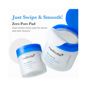 medicube Zero Pore Pads 2.0 – Dual-Textured Exfoliating Toner Pads with 4.5% AHA & 0.45% BHA for Pore Refinement & Oil Control | Korean Skincare, 70 Pads
