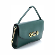 Gucci Pre-Loved Zumi Small Leather Shoulder Bag – Green