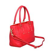 Tory Burch Amanda Mini Satchel – New Carnival Leather & Nylon, Compact Designer Handbag with Gold Hardware