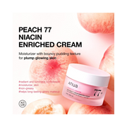 Anua Peach Niacinamide Cream – Hydrating Face Moisturizer with Vitamin B12, Collagen, Ceramides & Panthenol for Dry Skin and Glass Skin (50ml / 1.69 fl.oz)
