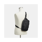 Coach Felix Sling Bag – Black | Crossgrain Leather Compact Luxury Sling