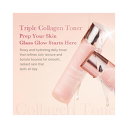 Medicube Triple Collagen Toner – Hydrolyzed, Atelo, and Soluble Collagen for Deep Hydration & Plump Skin – Fast-Absorbing, All-Day Moisture – Korean Skincare – 4.73 fl.oz