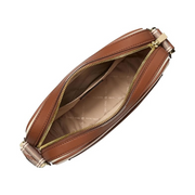 Michael Kors Maeve Large Pocket Crossbody Bag – Canvas with Gold-Tone Hardware