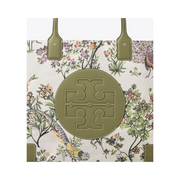 Tory Burch Women's Ella Tote – Canvas & Leather Shoulder Bag