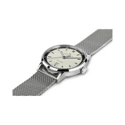 Hamilton American Classic Intra-Matic Automatic Watch – Swiss Made, 40mm Stainless Steel Case, Beige Dial, Silver Stainless Steel Bracelet