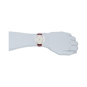 Hamilton Khaki Field King Automatic Watch – Swiss Made, 40mm Stainless Steel, Beige Dial, Brown Leather Strap