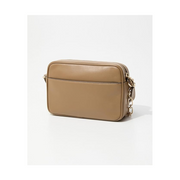 Michael Kors Contemporary Parker Medium Chain Swag Camera Crossbody Bag – Camel