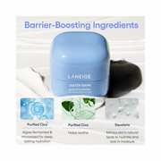 LANEIGE Water Bank Blue Hyaluronic Intensive Moisturizer – Ultra Hydrating Face Cream for Extra Dry Skin with Squalane & Peptide