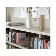 Bang & Olufsen Beosound Emerge – Bookshelf Wi-Fi Speaker, Gold Tone/Light Oak, 25W
