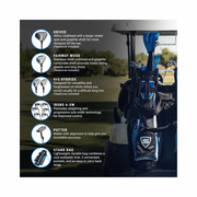 Callaway Golf Men’s Strata Complete Set – 16-Piece Strata Ultimate Kit with Driver, Woods, Hybrids, Irons, Wedges, Putter & Stand Bag