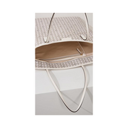 Tory Burch Women’s Ever-Ready Tote – Coated Canvas Handbag with Leather Trim