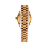 Rolex Pre-Loved Oyster Perpetual President Datejust 26 mm – 18K Yellow Gold Automatic Watch with Diamond Markers