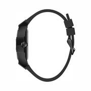 GUESS Men's Trend Tonneau 43mm Watch | Black Polycarbonate Case | Multifunction Analog Quartz | Silicone Strap | Water Resistant 50m