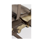 Tory Burch Romy Leather Tote Bag – Wild Mushroom, Designer Women’s Shoulder Handbag