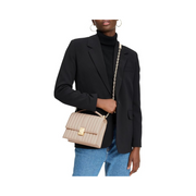 Kate Spade New York Deco Leather Flap Chain Crossbody – Quilted Luxury Shoulder Bag