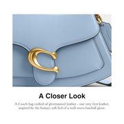 Coach Twisted Tabby Shoulder Bag – Bluebell Glovetanned Leather Crossbody & Shoulder Bag