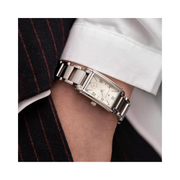 Hamilton American Classic Ardmore Quartz Watch – Swiss Made, 18.7x27mm Stainless Steel Case, Silver Dial, Silver Stainless Steel Bracelet