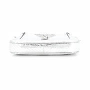 Gucci Pre-Loved Jackie 1961 Mini Chain Hobo Snakeskin Bag with Crystals – Silver