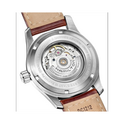 Hamilton Khaki Field Automatic Watch – Swiss Made, 42mm Stainless Steel Case, Black Dial, Leather Strap