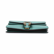 Gucci Dionysus Small Shoulder Bag – Pre-Loved Green Leather, Signature Tiger Head Detail