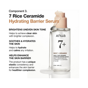 Anua Rice Trio Set – Rice Cleansing Powder, Milky Toner & Hydrating Serum for Brightening, Hydration & Glass Skin (Korean Skincare Bundle)