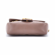 Gucci Pre-Loved GG Marmont Matelassé Leather Super Mini Flap Bag – Neutral