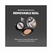 TIRTIR Mask Fit Aura Silver Cushion Foundation – Semi-Glow Finish, Natural Coverage, Hydrating & Lightweight Korean Foundation (#23N Sand, 0.63 Fl Oz)