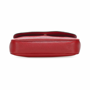 Gucci Soho Interlocking GG Red Leather Chain Flap Shoulder Bag – Made in Italy