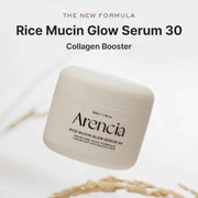 ARENCIA Rice Mucin Overnight Glow Face Mask Serum – Hyaluronic Acid, Collagen & Niacinamide for Plump, Radiant Skin