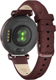 Garmin Lily 2 Classic Smartwatch – Dark Bronze with Mulberry Leather Band, Stylish Women’s GPS Smartwatch with Health & Fitness Tracking, Garmin Pay, and Smart Notifications (Bundle with 2-YR Protection)