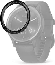 Garmin Vivoactive 6 GPS Smartwatch (Slate with Black Band, 40mm) – Bundle with 45W 2-Port Car Charger, Portable Charging Stand & Tempered Glass Protector (4 Items)