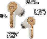 Garmin vivoactive 6 GPS Smartwatch (Lunar Gold/Bone Band) + House of Marley Rebel Wireless Earbuds Bundle