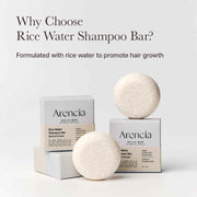 ARENCIA Rice Water Shampoo Bar – Korean Hair Growth & Strengthening Bar with Biotin & Plant Protein | Vegan & Sulfate-Free