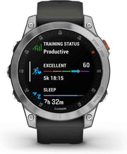Garmin epix Gen 2 Premium Active Smartwatch with AMOLED Touchscreen – Slate Steel