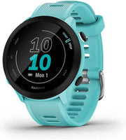 Garmin Forerunner® 55 – GPS Running Smartwatch (Aqua) | Daily Suggested Workouts, Built-in Sports Apps, Up to 2 Weeks Battery Life