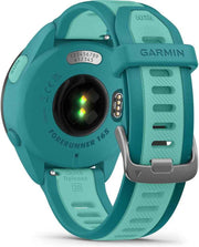 Garmin Forerunner 165 Music GPS Smartwatch (Turquoise + Aqua) | AMOLED Display, 25+ Sport Apps, Training & Recovery Insights, Up to 11-Day Battery | Bundle with 2YR CPS Enhanced Protection Pack
