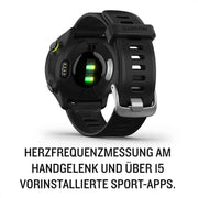 Garmin Forerunner 55 GPS Running Smartwatch – Black