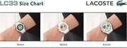 Lacoste LC33 Men’s Analog + Digital Watch – 45mm, Silicone Strap, Dual Display, Water Resistant 10ATM – Sporty & Contemporary Timepiece