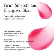 ARENCIA Red Collagen Jello Mask – Firming Gel Sheet Mask with Peptides & Niacinamide for Glowing, Youthful Skin