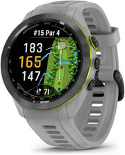 Garmin Approach S70 42mm Golf GPS Smartwatch – Lightweight AMOLED Display, Preloaded Courses, 24/7 Health Monitoring – Gray with Earbuds Bundle