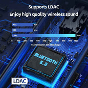 FiiO BTR11 Bluetooth 5.3 Receiver LDAC 3.5mm Wireless Audio Headphone Amplifier Adapter (Black)