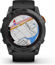 Garmin fēnix 7X Pro Solar Edition GPS Smartwatch – Rugged Multisport Watch with Solar Charging, Built-in Flashlight, Long Battery Life, Touchscreen, Camping & Hiking, Outdoor Training