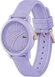 Lacoste 12.12 Women’s Quartz Watch – Sporty Fashion Timepiece with TR90 Case, Silicone Strap & Mineral Crystal