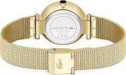 Lacoste Orba Women’s Quartz Watch – Minimalist 30mm T-Bar Design, Crystal Indexes, Mesh Bracelet, 3 ATM Water Resistant