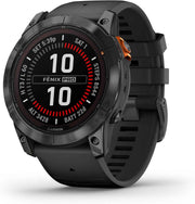 Garmin fēnix 7X Pro Solar Edition GPS Smartwatch – Rugged Multisport Watch with Solar Charging, Built-in Flashlight, Long Battery Life, Touchscreen, Camping & Hiking, Outdoor Training