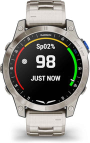 Garmin D2™ Mach 1 Aviator Smartwatch – Touchscreen AMOLED, Aviation GPS Moving Map, Weather & Flight Features – Titanium Bracelet