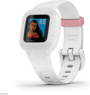 Garmin Vivofit Jr. 3 Kids Fitness Tracker – Disney Princess Edition, Swim-Friendly Smartwatch with 1-Year Battery Life, Sleep & Activity Tracking, Parental App Controls, Adjustable Band
